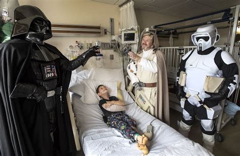 Vaders First 501st Legion Visits Sacred Heart Childrens Hospital A