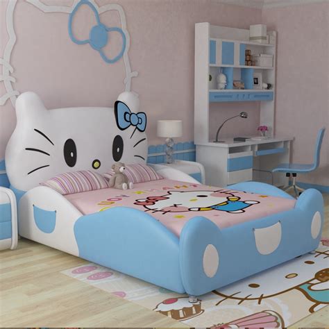 Offering a princess feel with details like jeweled hardware and scrolling woodwork, the glam vibe will be great for playtime too. 2017 new design modren design hello kitty pink leather ...