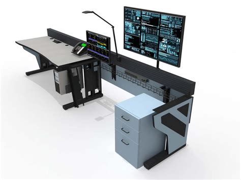 Control Room Furniture Noc Console Design Critical Facility 24x7