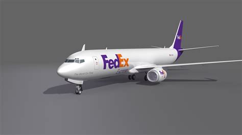 Fedex Airlines Airplane Generic 3d Model Turbosquid 1469776