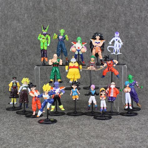 Add these goku toys to your collection. 20Pcs/Set Dragon Ball Z GT Action Figures Crazy Party Cell/ Freeza/ Goku/ Vegeta PVC Dragonball ...