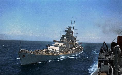 1081x668 Scharnhorst Class Battleship Gneisenau Refueling From