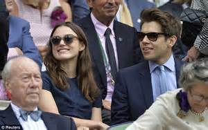 Keira Knightley Enjoys A Day At Wimbledon With Husband James Righton Daily Mail Online