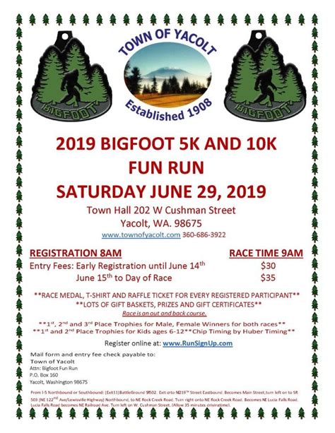 Bigfoot Fun Run
