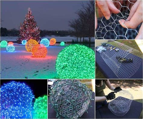 55 Creative Diy Christmas Outdoor Lighting Ideas That You