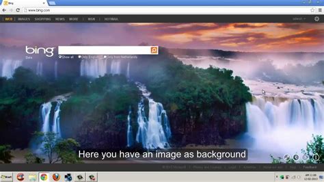 How To Remove Background Image From Bing Homepage Youtube
