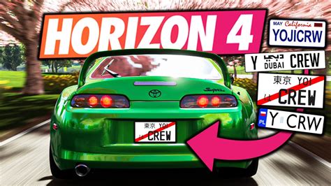 Forza Horizon 4 Ustawienia Do Driftu - FORZA HORIZON 4 PL JAK ZROBIĆ WŁASNE TABLICE W FH4? MAMY EKIPOWE