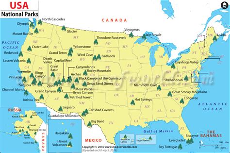 Guide To National Parks A Complete List With Links To Blog Entries