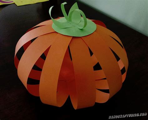 Pumpkin Paper Crafts Halloween For 7 Years Kids Handcraftguide