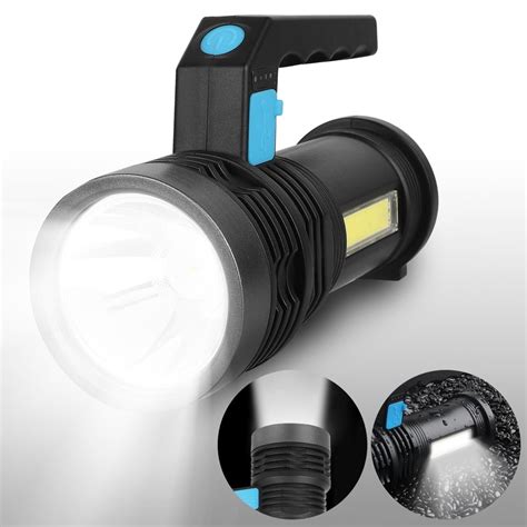 Bright Rechargeable Searchlight Eeekit Handheld Led Tactical