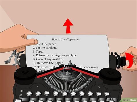 Cómo Usar Una Máquina De Escribir 14 Pasos