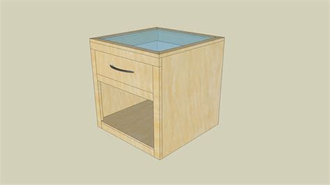 Another way is to type. Glass Top NIghtstand | 3D Warehouse