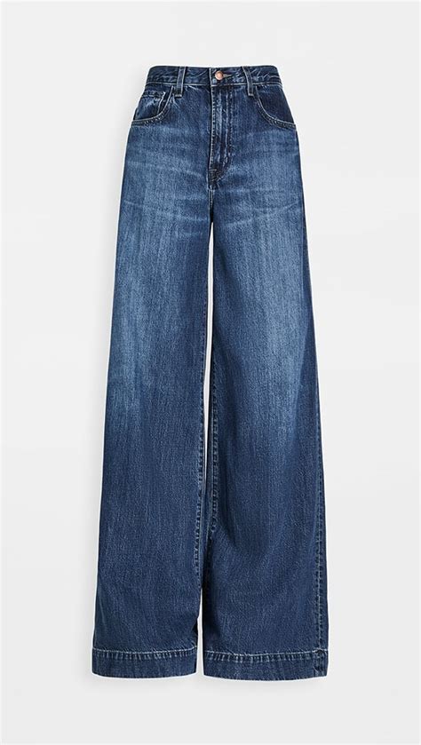 J Brand Thelma High Rise Super Wide Leg Jeans Best Summer Clothes On