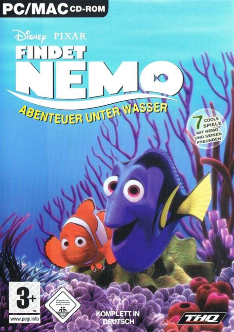 disney pixar finding nemo nemo s underwater world of fun 2003 windows box cover art mobygames