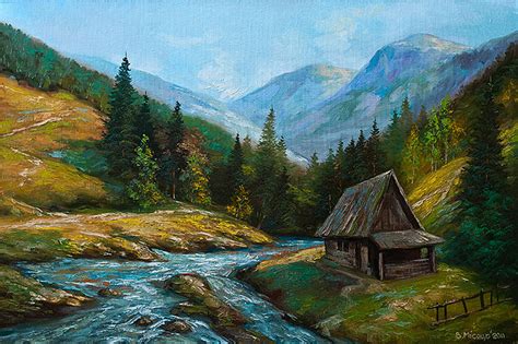 Beauty Of Nature Painting By Vladimir Misyts