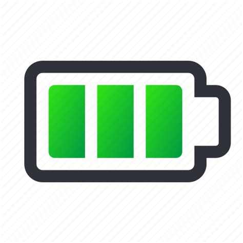 Battery Charged Charging Full Full Battery Power Icon