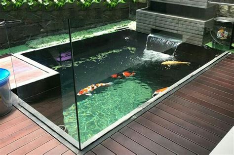 Maybe you would like to learn more about one of these? 40 Contoh Desain Kolam Ikan Minimalis Depan Rumah - TUKANG ...