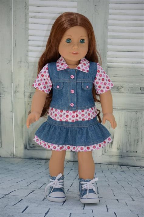 american girl doll clothes denim set girl doll clothes doll clothes american girl