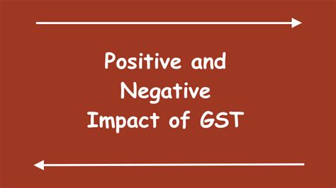 They also account for a negative impact of the us news on prague market and budapest market. Positive and Negative Impact of GST, Benefit of GST to govt