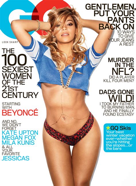 Beyoncé Covers Gqs The 100 Sexiest Women Of The 21st Century Issue