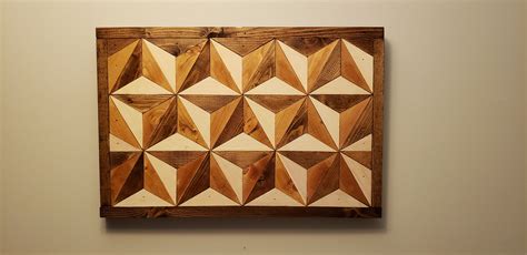 The Best Reclaimed Wood Geometric Wall Art Ideas