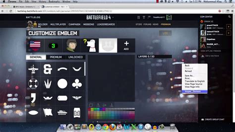 How To Add Awesome Emblems In Battlefield 4 Battlelog YouTube
