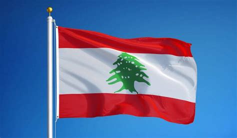 The lebanese flag is a horizontal bicolour triband with in the center an emblem. Flag of Lebanon | Where is Map