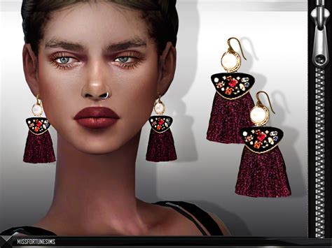 Earrings No Set Collection The Sims 4 P2 Sims4 Clove Share Asia