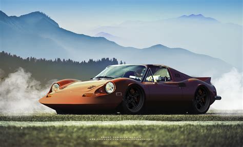 Images courtesy of worldwide auctions. ANDRÉ CAMACHO DESIGN - Ferrari Dino 246 GT