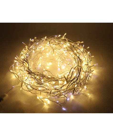 720 Warm White And White Twinkling Led Icicle Lights With Timer 1716m