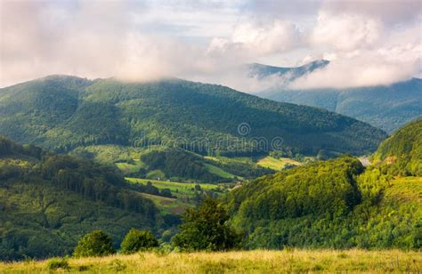 Lovely Mountainous Countryside In Autumn Stock Image Image Of
