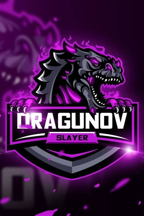 Dragunov Slayer Mascot And Esport Logo Photo Logo Design Logo Design
