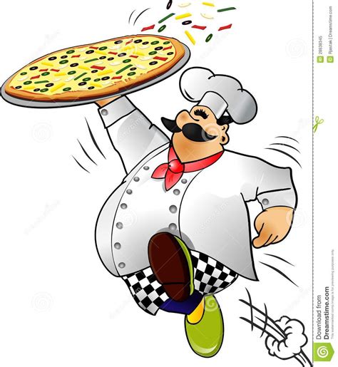 Italian Pizza Chef Clipart Clipart Suggest