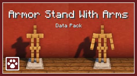 Armor Stand With Arms Data Pack Minecraft Data Pack