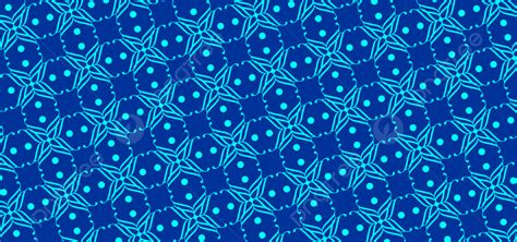 Background Pola Biru Batik Indonesia Latar Belakang Lucu Bunga Batik