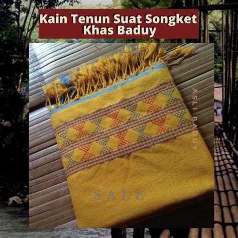 Jual Kain Tenunsuat Songket Khas Suku Baduy Shopee Indonesia