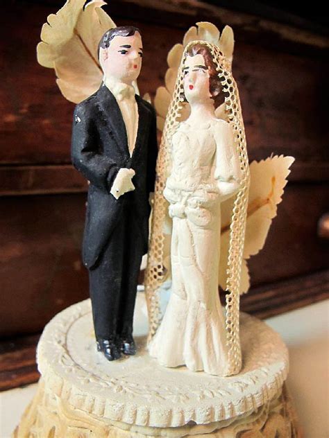 Vintage Style Wedding Cake Toppers Mrynworks