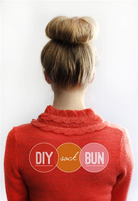 Hair Tutorial Diy Sock Bun