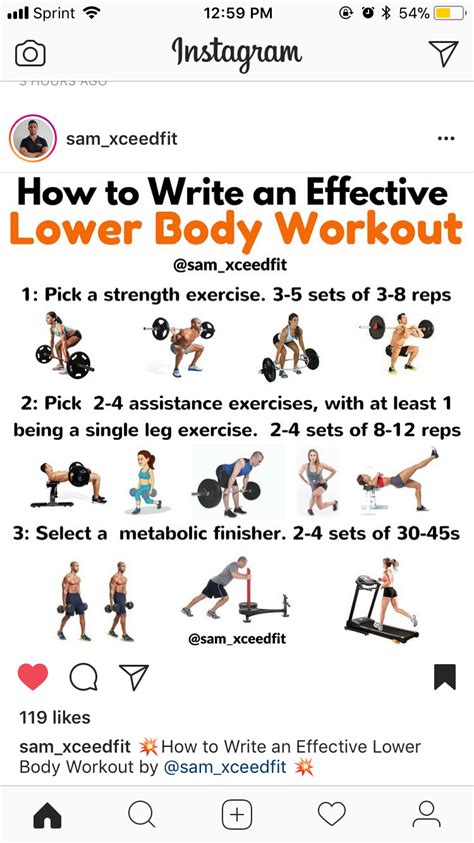 How To Write A Lower Body Workout Start With Heavy Compound Exercise
