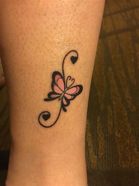 Some of the technologies we use are necessary for critical functions like security and site integrity, account authentication, security and privacy preferences, internal site usage and maintenance data, and to make the site work correctly for browsing and transactions. Feminine butterfly tattoo by the ankle with swirls and hearts. The swirls make an S for my name ...