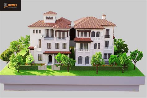 China Architectural Scale Model Making 1 50 Villa Model Jw 254