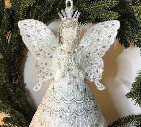 The Fairy Version Of The Christmas Angel Machine Embroidery