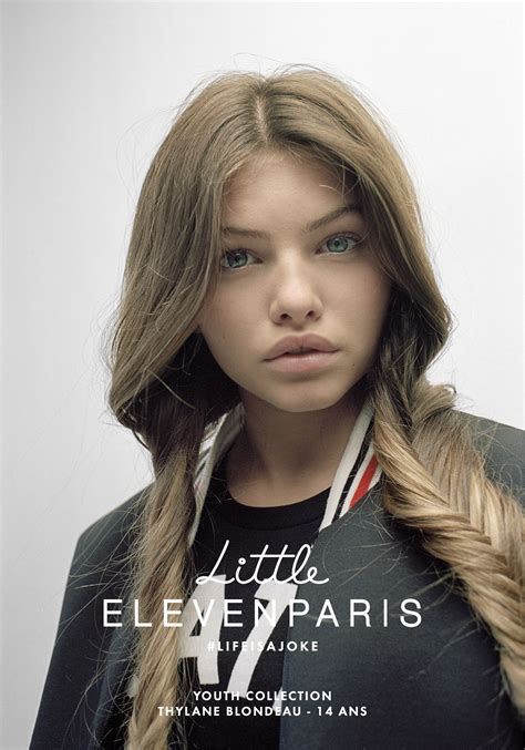 Thylane Blondeau For Babe ELEVENPARIS YouthCollection Thylane Blondeau Beautiful Long Hair