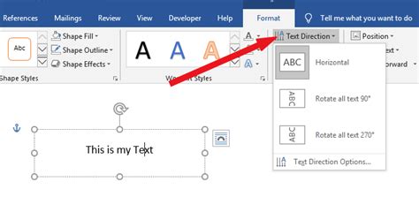 How To Change Text Direction In Word Rotate Text Software Accountant