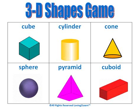 Super Subjects Mighty Math Geometry Shapes 3 D Shapes Game 3d