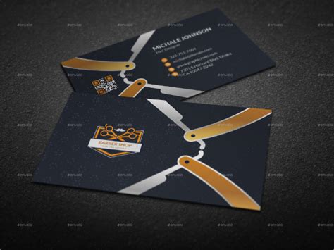 23 Barber Business Card Templates Free And Premium Download