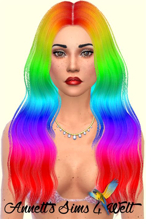 Sims 4 Ccs The Best Recolors Hair By Annett85