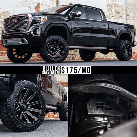 Lifted 2019 Gmc Sierra 1500 With 6 Inch Rough Country Lift Kit And 22×