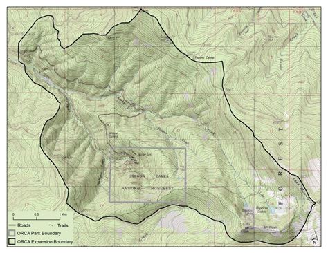 Oregon Caves National Monument And The Proposed Expansion Area That