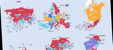 New Map Shows Most Common Surnames In Every Country My
